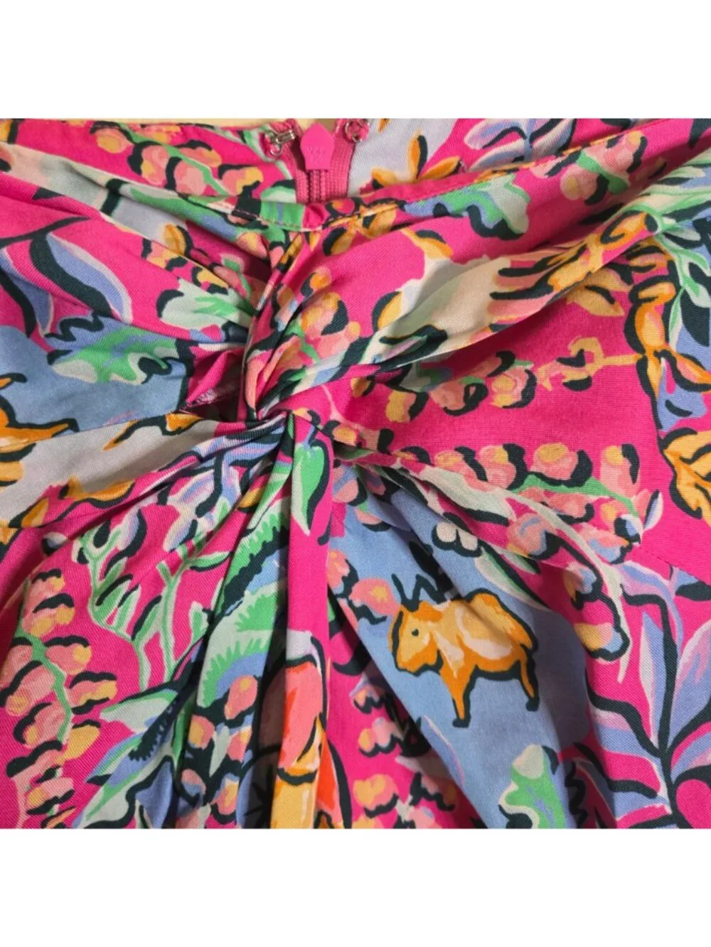 J. Mclaughlin Blakely Freshfield Pencil Skirt Tropical Floral Size 6